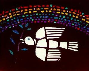 Dove and Rainbow Image