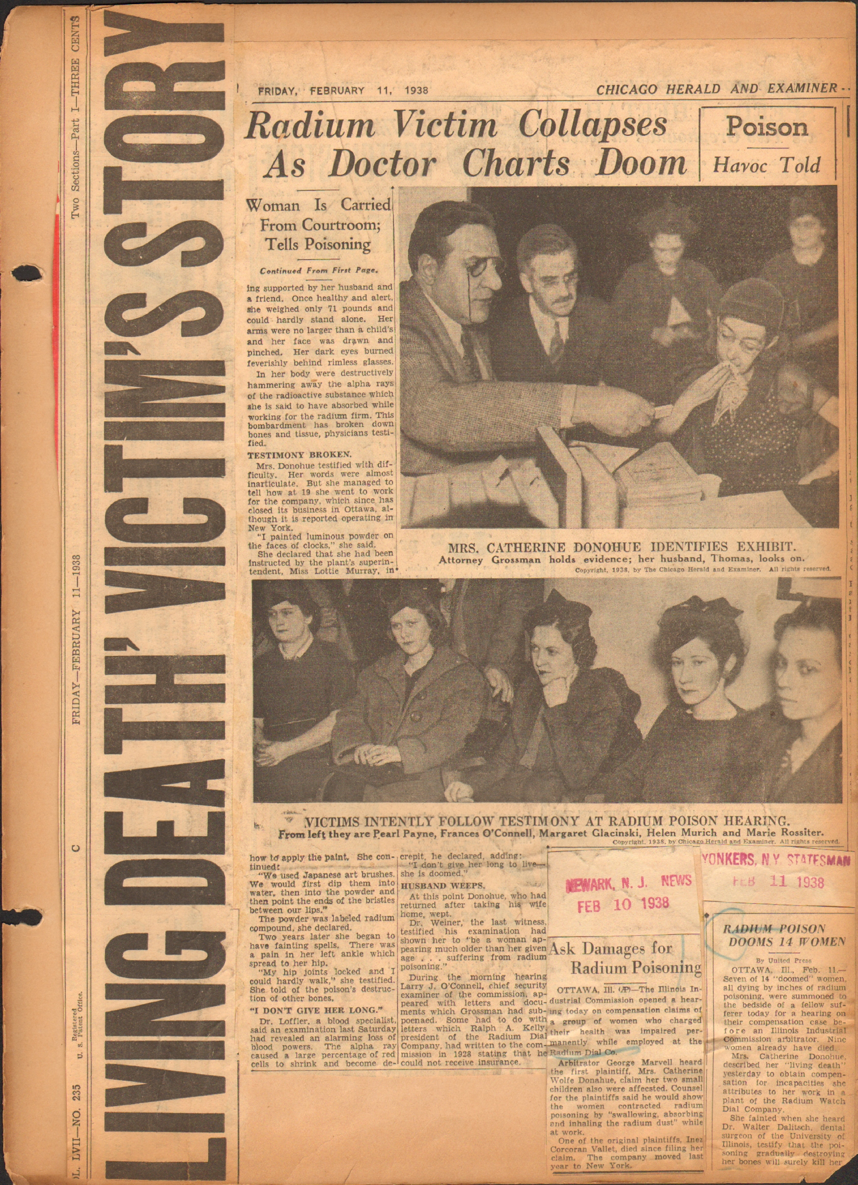 Fda Radium Victim The Case of the Living Dead Women - The Radium Dial Case in the ...